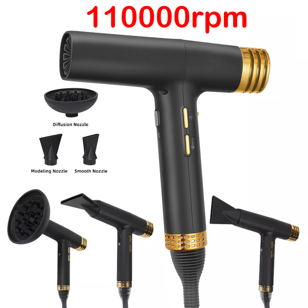 High Speed Hair Dryer Brushless 110000Rpm - 110000 rpm مجفف شعر احترافي بدون