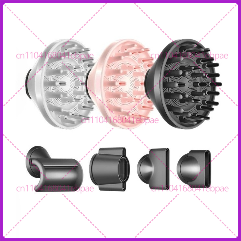 Hair Dryer With Magnetic Nozzles Diffusers - ملحقات مغناطيسية لمجفف الشعر CONFU F8: