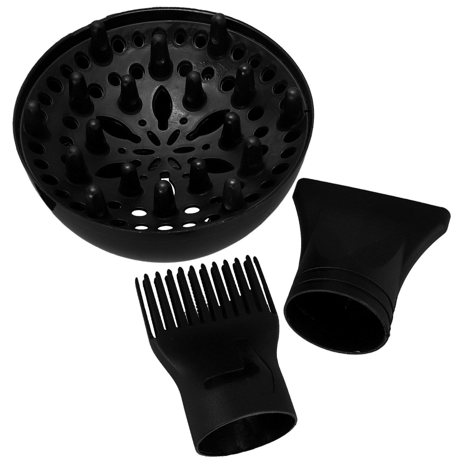 Hair Dryer Styling Comb Attachment - مجموعة فوهات مجفف الشعر، فوهة عالمية،