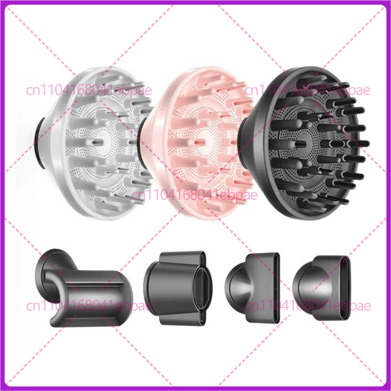 Hair Dryer With Magnetic Nozzles Diffusers - ملحقات مجفف الشعر لايفن LF03: ناشر