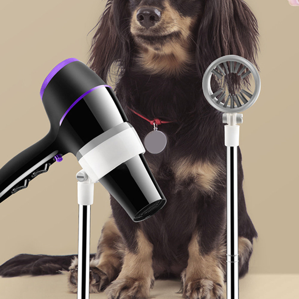 حامل مجفف الشعر، رف قوي قائم ع - مراجعة Hair Dryer Stand Hands Free Floor وسعره