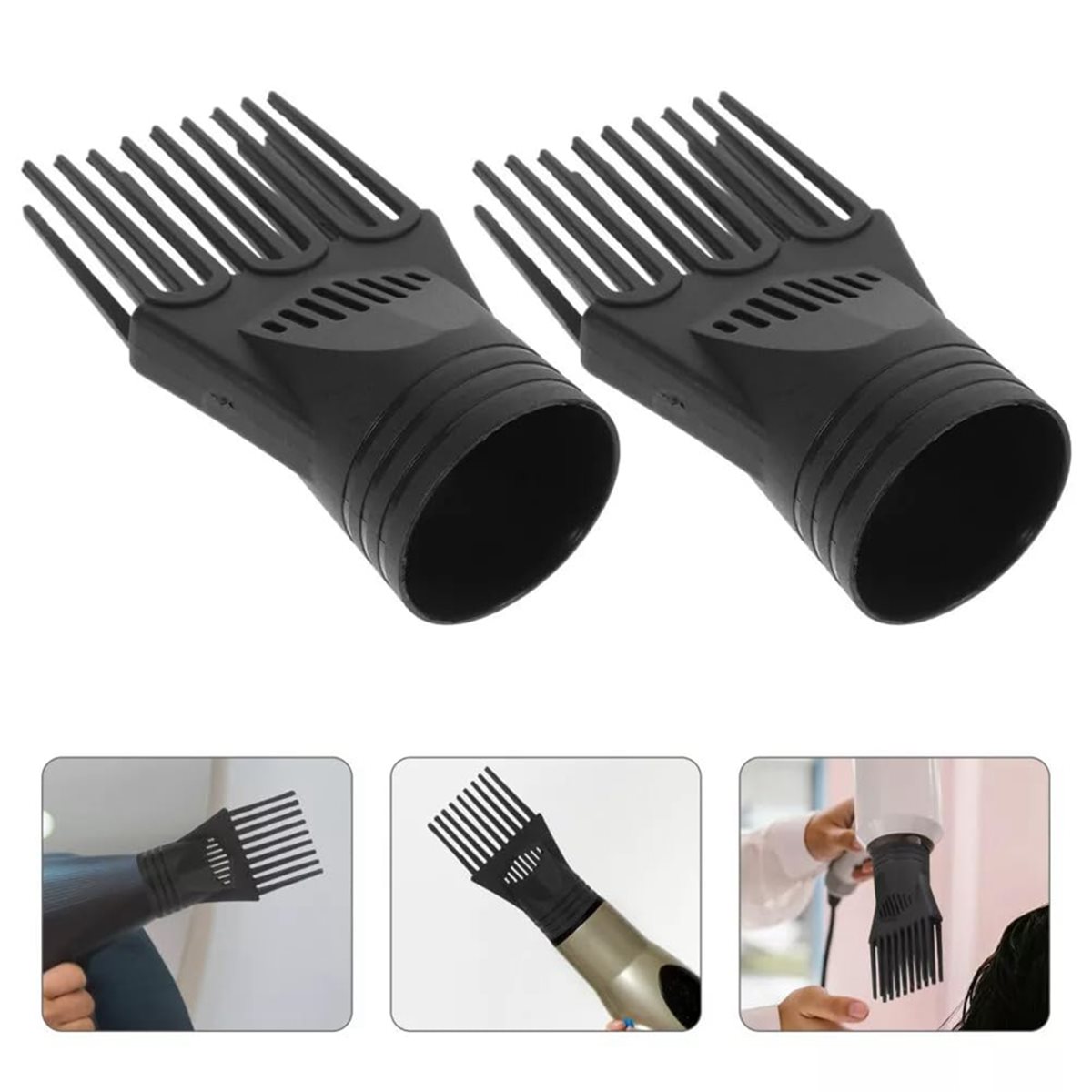 ملحق مجفف الشعر العالمي AA96 ل - مراجعة Hair Dryer Styling Comb Attachment وسعره