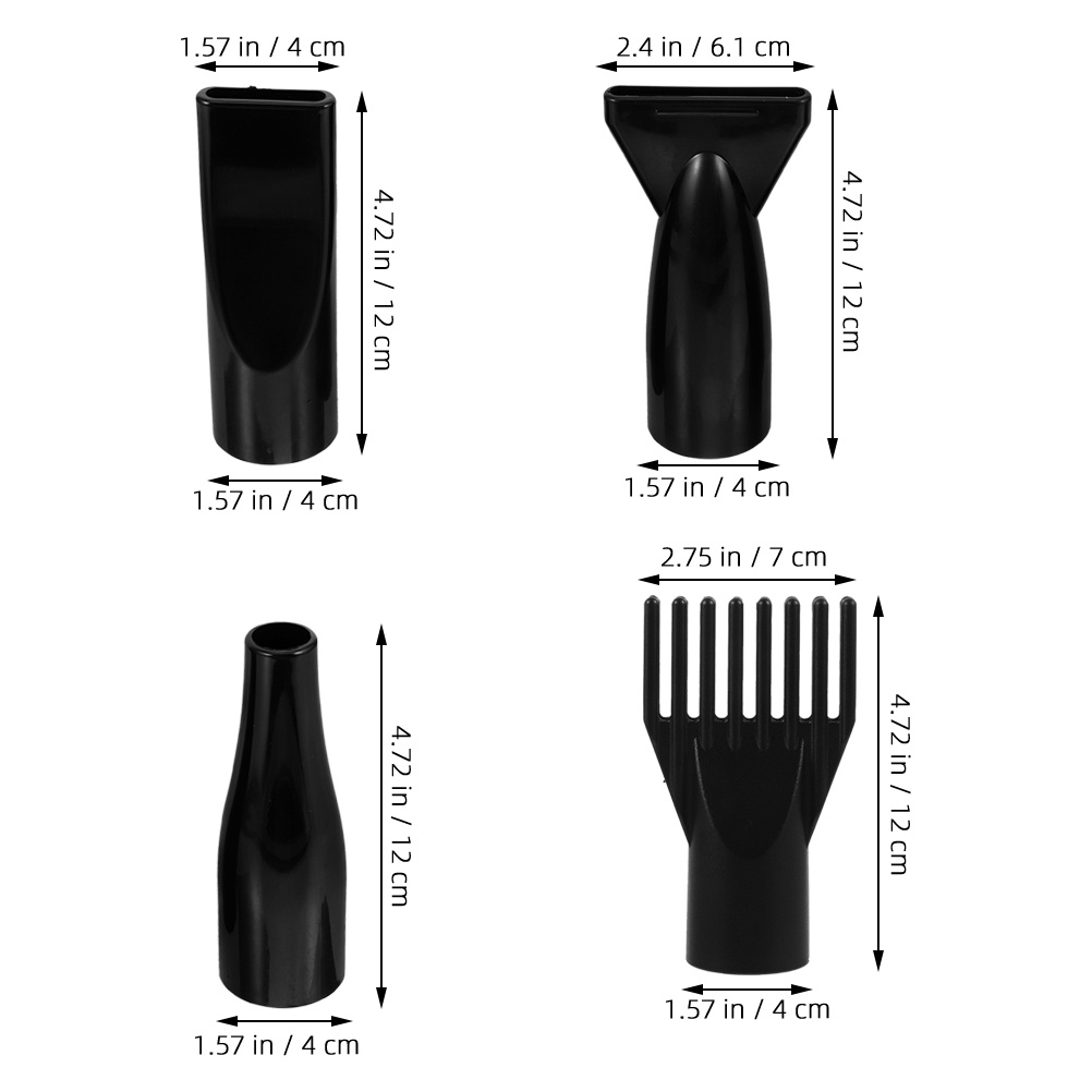 4 قطعة فوهة ناشر الشعر العالمي - مراجعة Hair Dryer Styling Comb Attachment وسعره