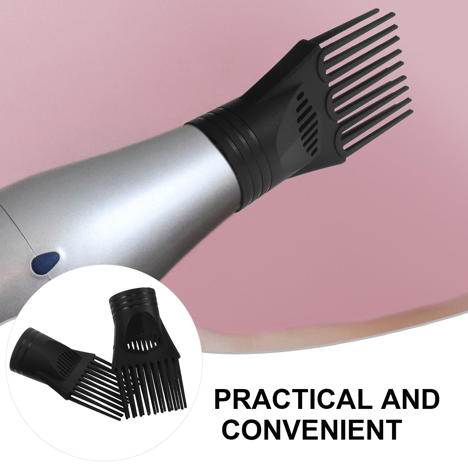 قطعتان من ملحقات مجفف الشعر، ت - مراجعة Hair Dryer Styling Comb Attachment وسعره