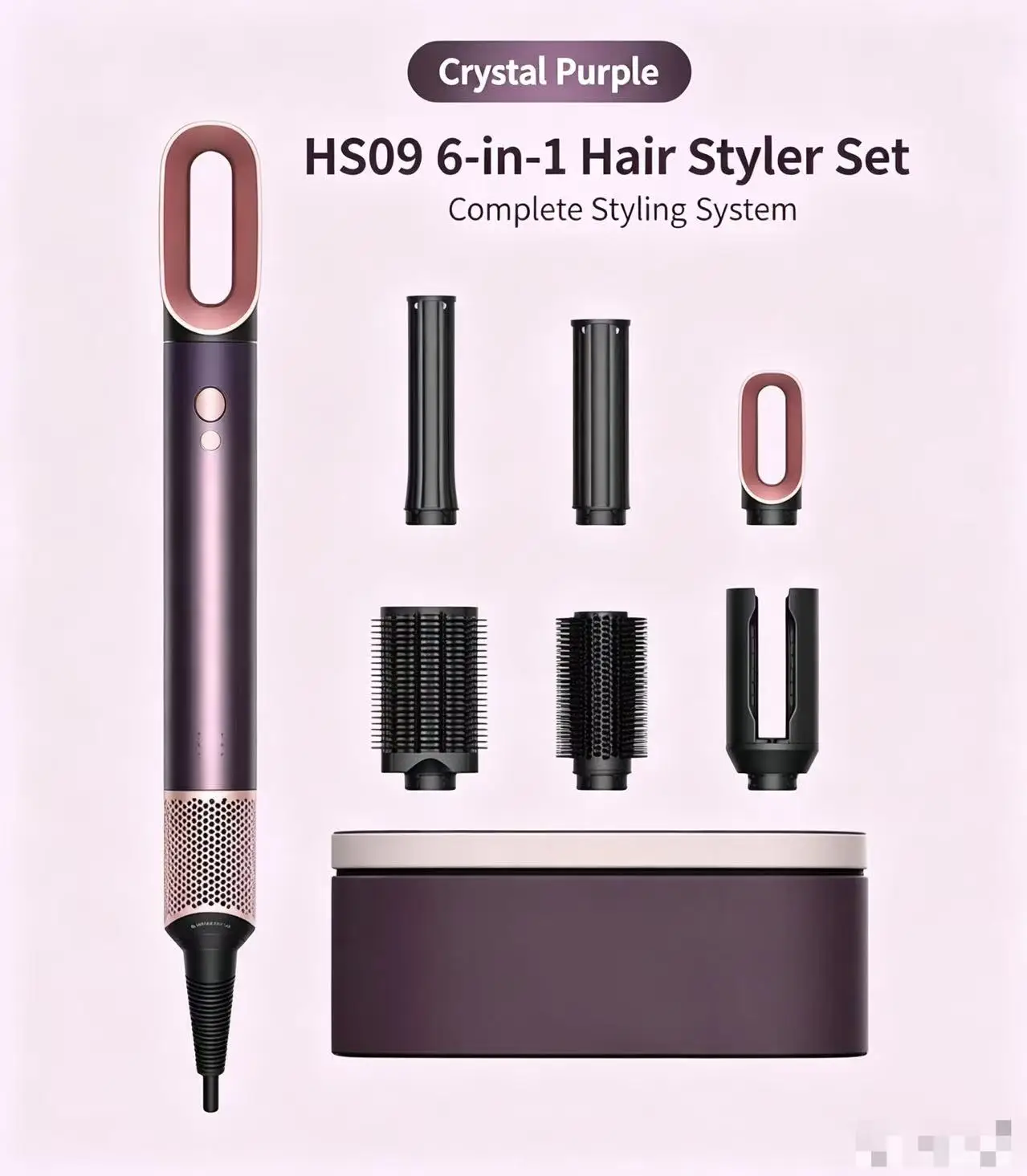 مجفف شعر احترافي متعدد الوظائف - مراجعة Foldable Travel Hair Dryer Brushless وسعره