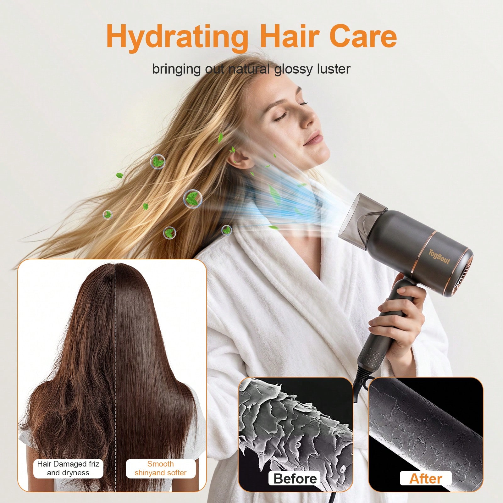 مجفف شعر احترافي بتقنية الأيون - مراجعة Hair Blow Dryer Low Noise Powerful وسعره