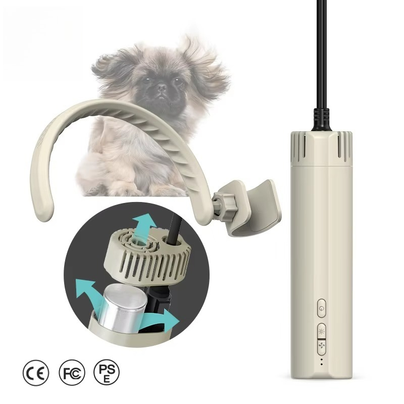 مجفف شعر للحيوانات الأليفة بمح - مراجعة High Speed Hair Dryer Brushless 110000Rpm وسعره