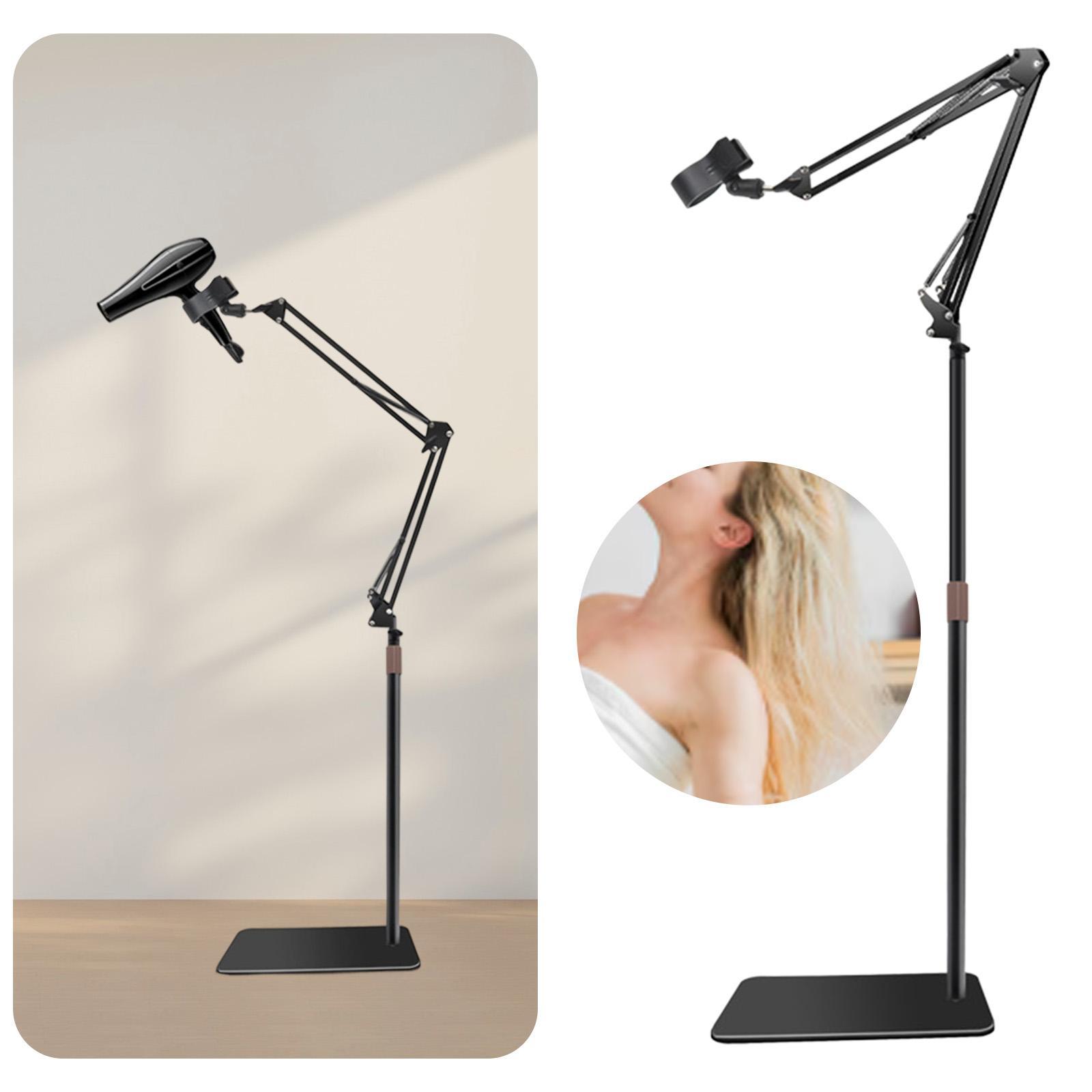 حامل مجفف الشعر العمودي بدون ا - مراجعة Hair Dryer Stand Hands Free Floor وسعره