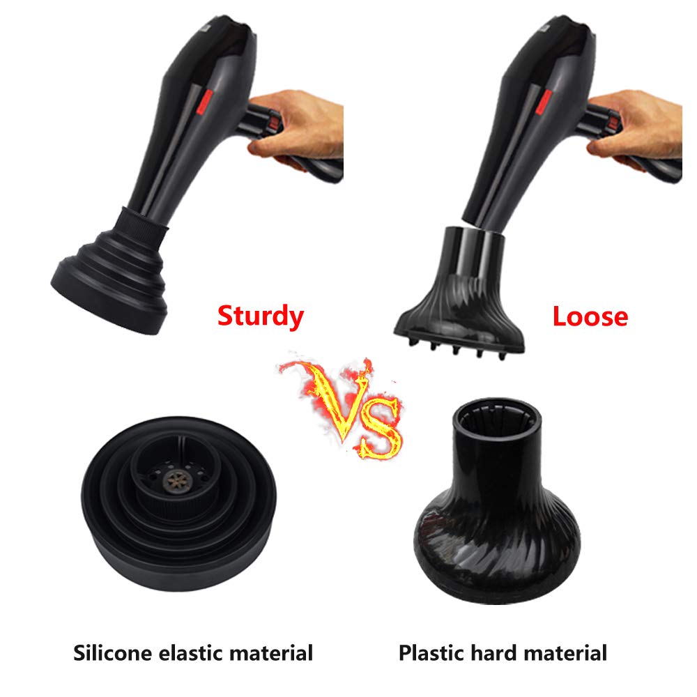 صالون الشعر الناشر النساء مجعد - مراجعة Hair Dryer Diffuser Attachment Universal وسعره