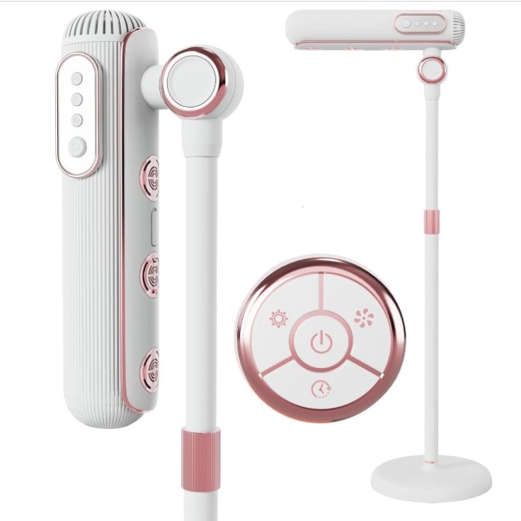 مجفف شعر عمودي ذكي يعمل بدون ا - مراجعة Hair Dryer Stand Hands Free Floor وسعره