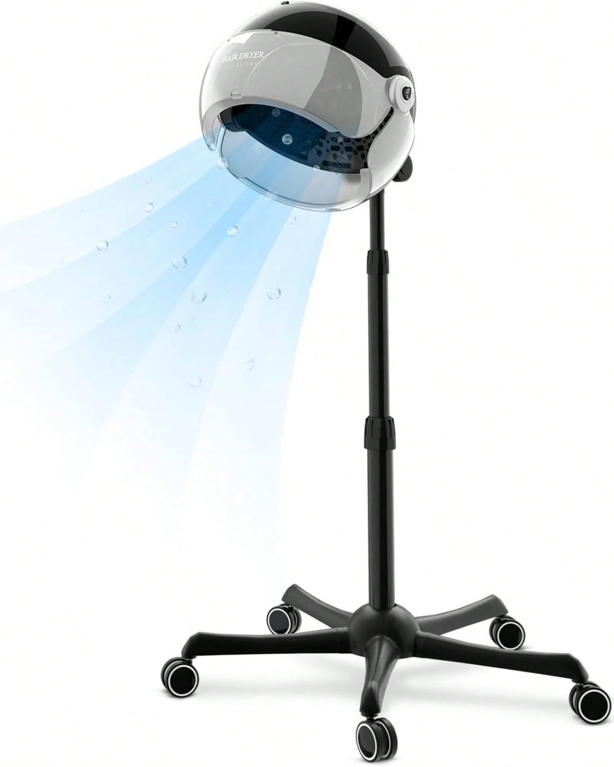مجفف شعر أيوني بغطاء - 1875 وا - مراجعة Ionic Bonnet Hood Hair Dryer Stand وسعره