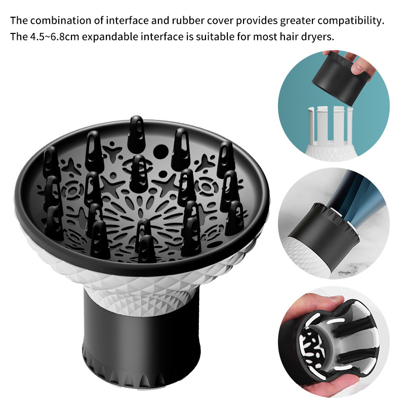 العالمي مجفف الشعر الناشر ل مج - مراجعة Hair Dryer Diffuser Attachment Universal وسعره