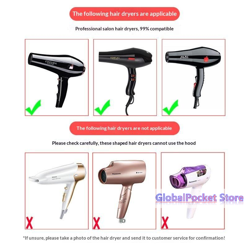 موزع هواء عالمي للشعر، مجفف تص - مراجعة Hair Dryer Diffuser Attachment Universal وسعره