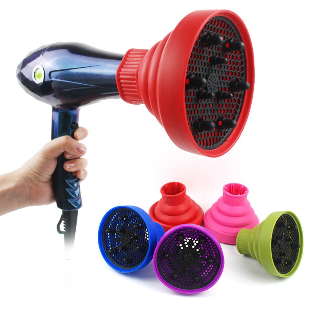 1 قطعة مجفف شعر سيليكون الناشر - مراجعة Hair Dryer Diffuser Attachment Universal وسعره