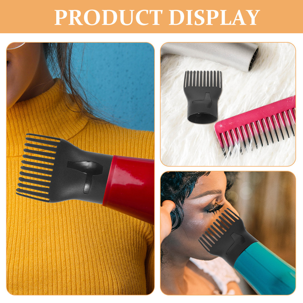 5 قطع من ملحقات فرشاة مجفف الش - مراجعة Hair Dryer Styling Comb Attachment وسعره