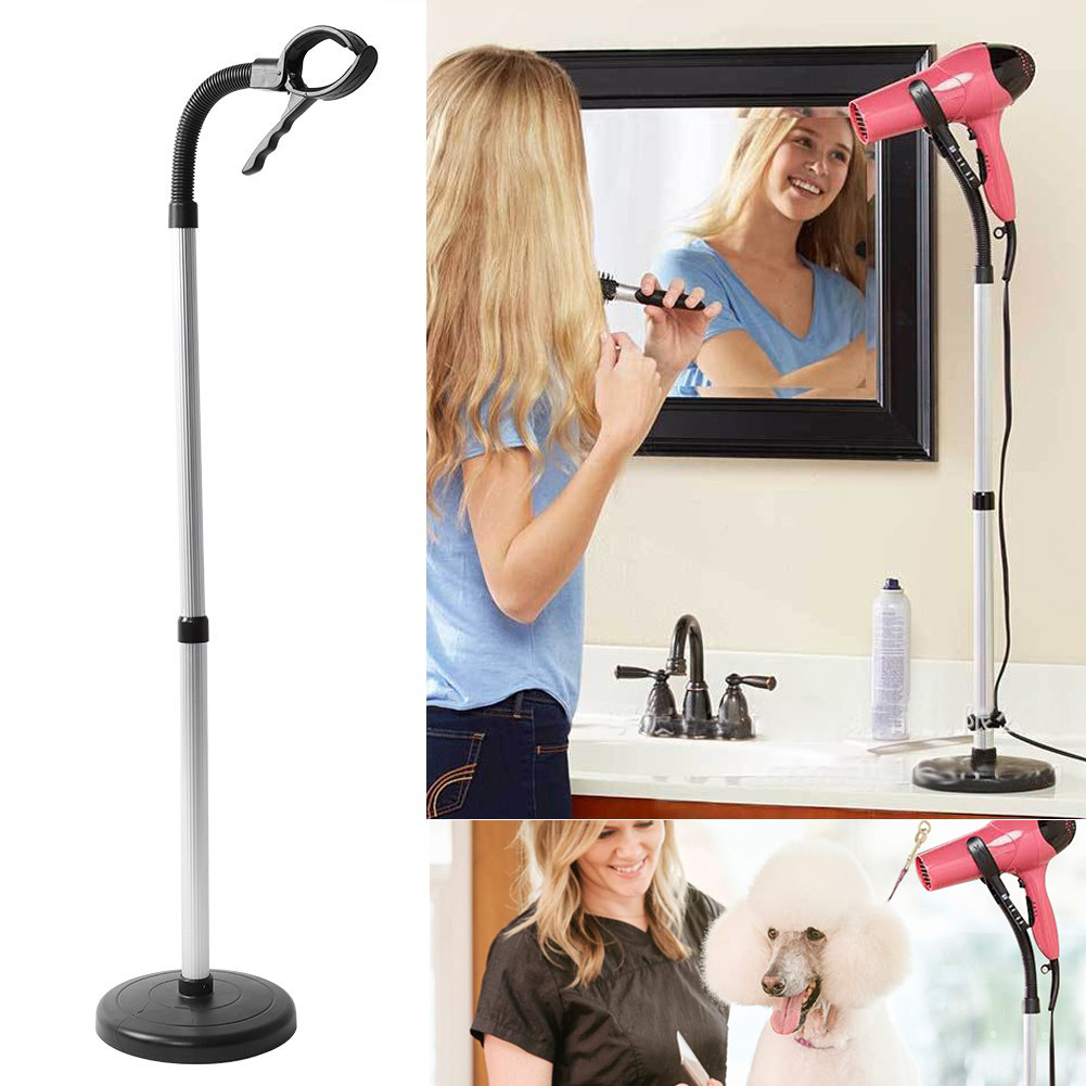 حامل مجفف الشعر للنساء، منظم ل - مراجعة Hair Dryer Stand Hands Free Floor وسعره