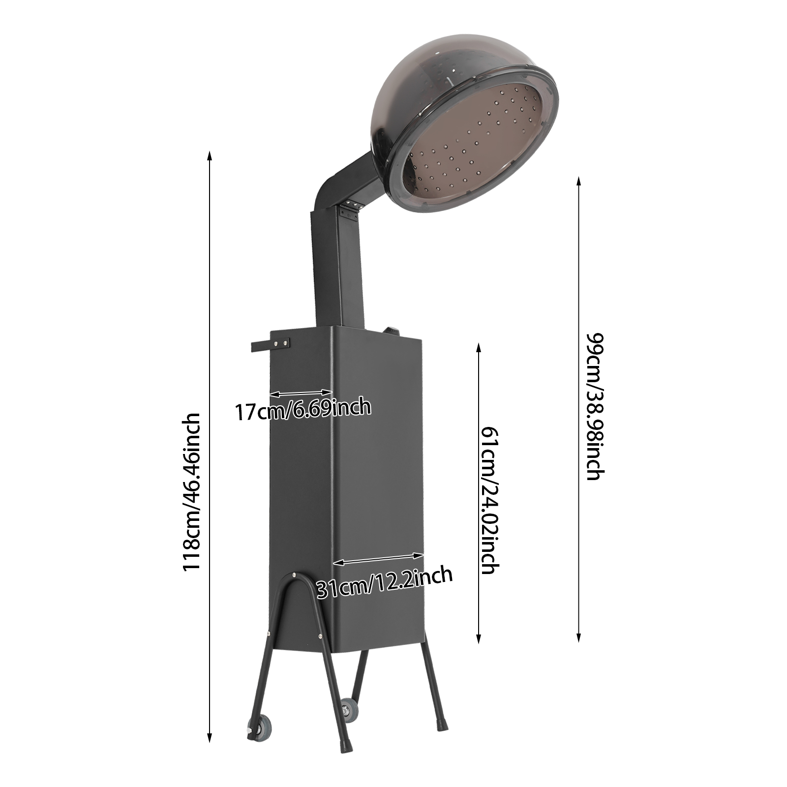 مجفف شعر احترافي للصالونات بقو - مراجعة Hair Salon Hood Dryer Professional وسعره