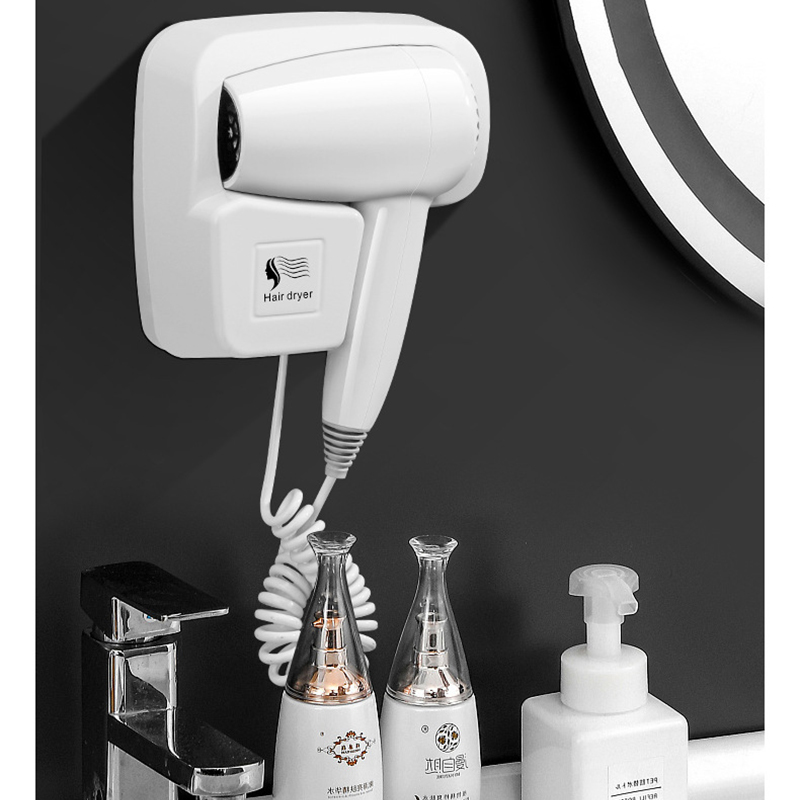 مجفف شعر عالي الطاقة مثبت على  - مراجعة Wall Mount Hotel Hair Dryer 1800W وسعره