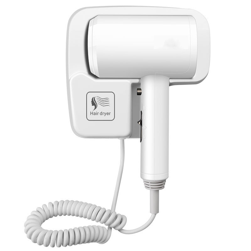 مجفف شعر عالي الطاقة مثبت على  - مراجعة Wall Mount Hotel Hair Dryer 1800W وسعره