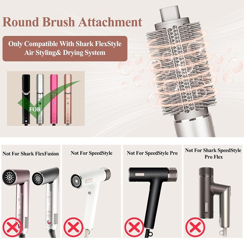 【مفاجأة】فرشاة دائرية لزيادة ال - مراجعة Hair Dryer Styling Comb Attachment وسعره