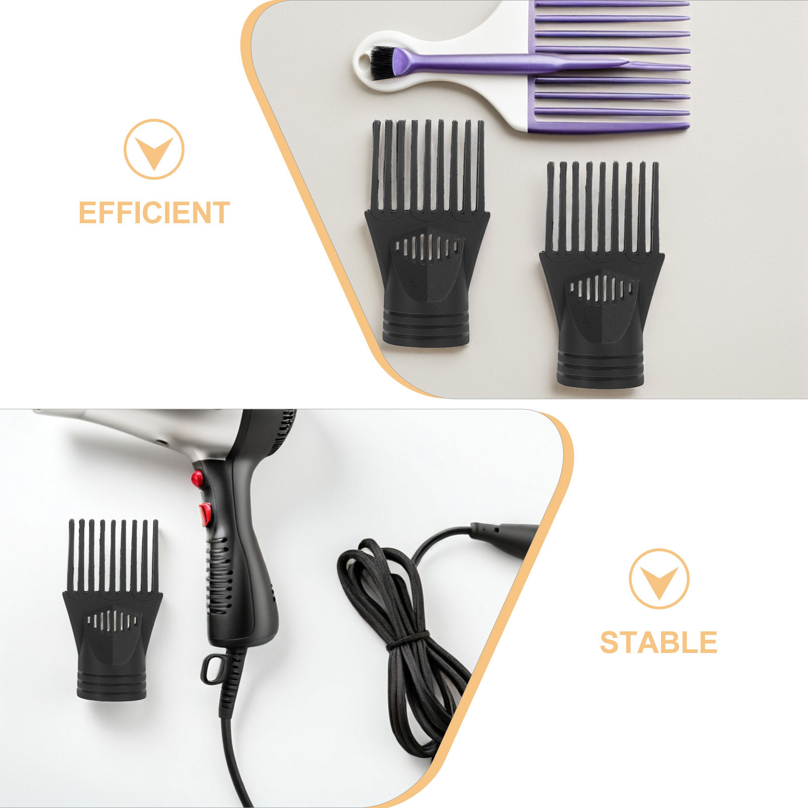 3 قطع من فوهات مجفف الشعر البل - مراجعة Hair Dryer Styling Comb Attachment وسعره