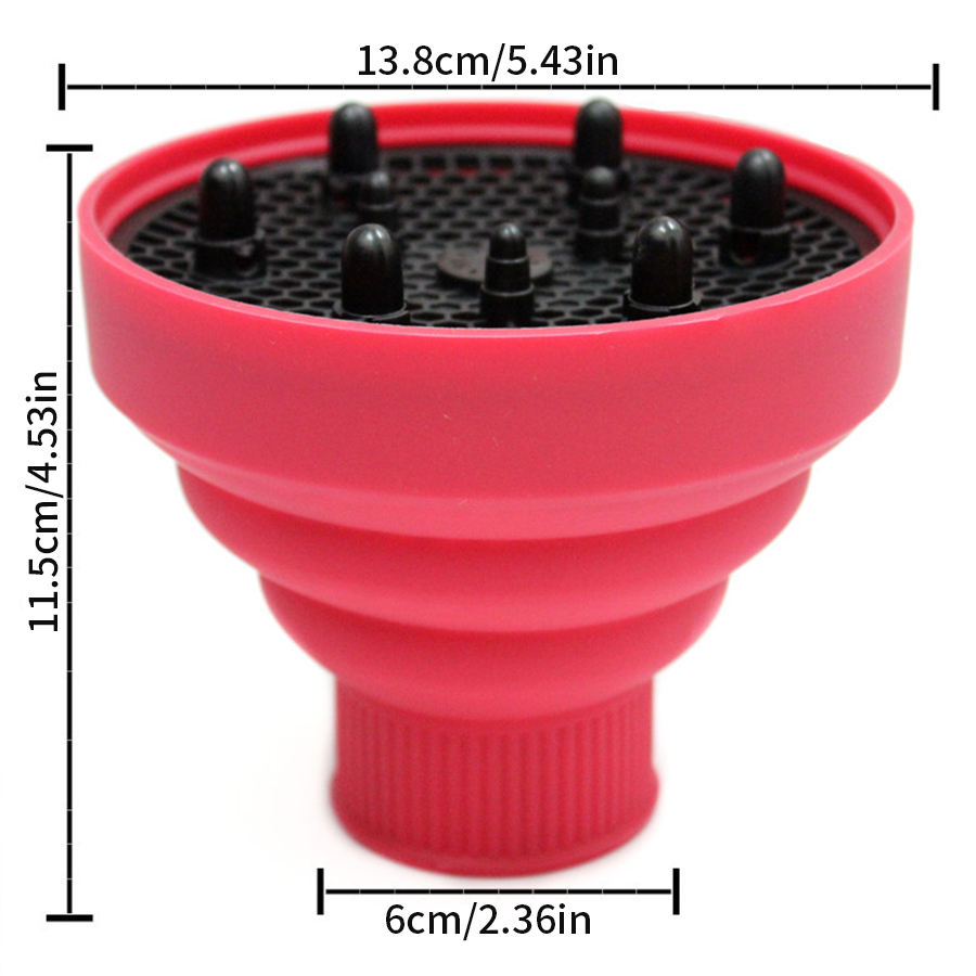 ناشر هواء قابل للطي من السيليك - مراجعة Hair Dryer Diffuser Attachment Universal وسعره
