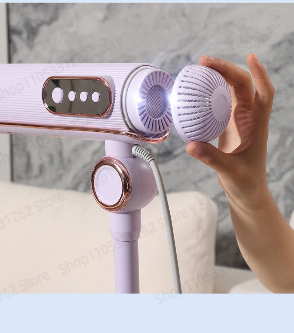 مجفف شعر قائم للاستخدام المنزل - مراجعة Hair Dryer Stand Hands Free Floor وسعره