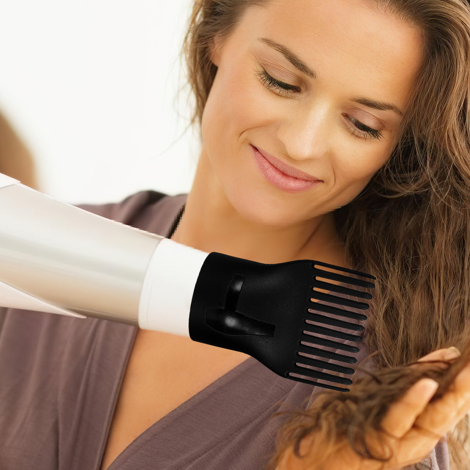 مجموعة فوهات مجفف الشعر العالم - مراجعة Hair Dryer Styling Comb Attachment وسعره