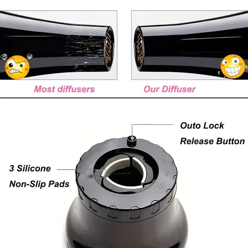 ناشر شعر قابل للتعديل للشعر ال - مراجعة Hair Dryer Diffuser Attachment Universal وسعره
