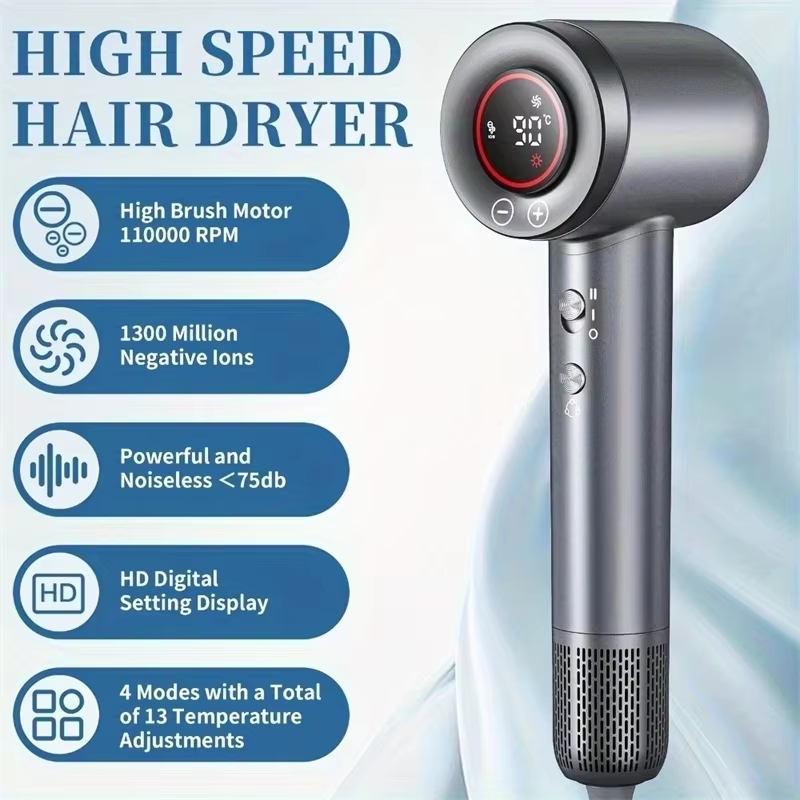 مجفف شعر عالي السرعة 110000 دو - مراجعة High Speed Hair Dryer Brushless 110000Rpm وسعره