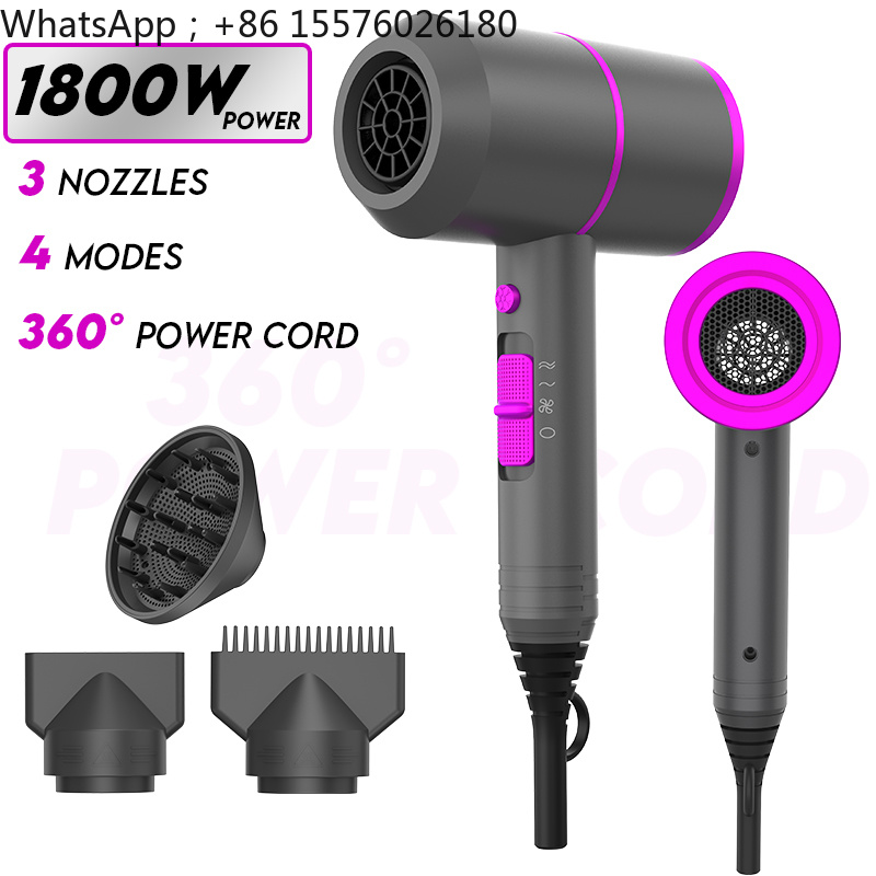 مجفف شعر أيوني احترافي من فولو - مراجعة Hair Blow Dryer Low Noise Powerful وسعره