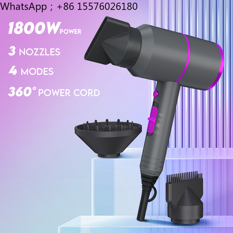 مجفف شعر أيوني احترافي من فولو - مراجعة Hair Blow Dryer Low Noise Powerful وسعره
