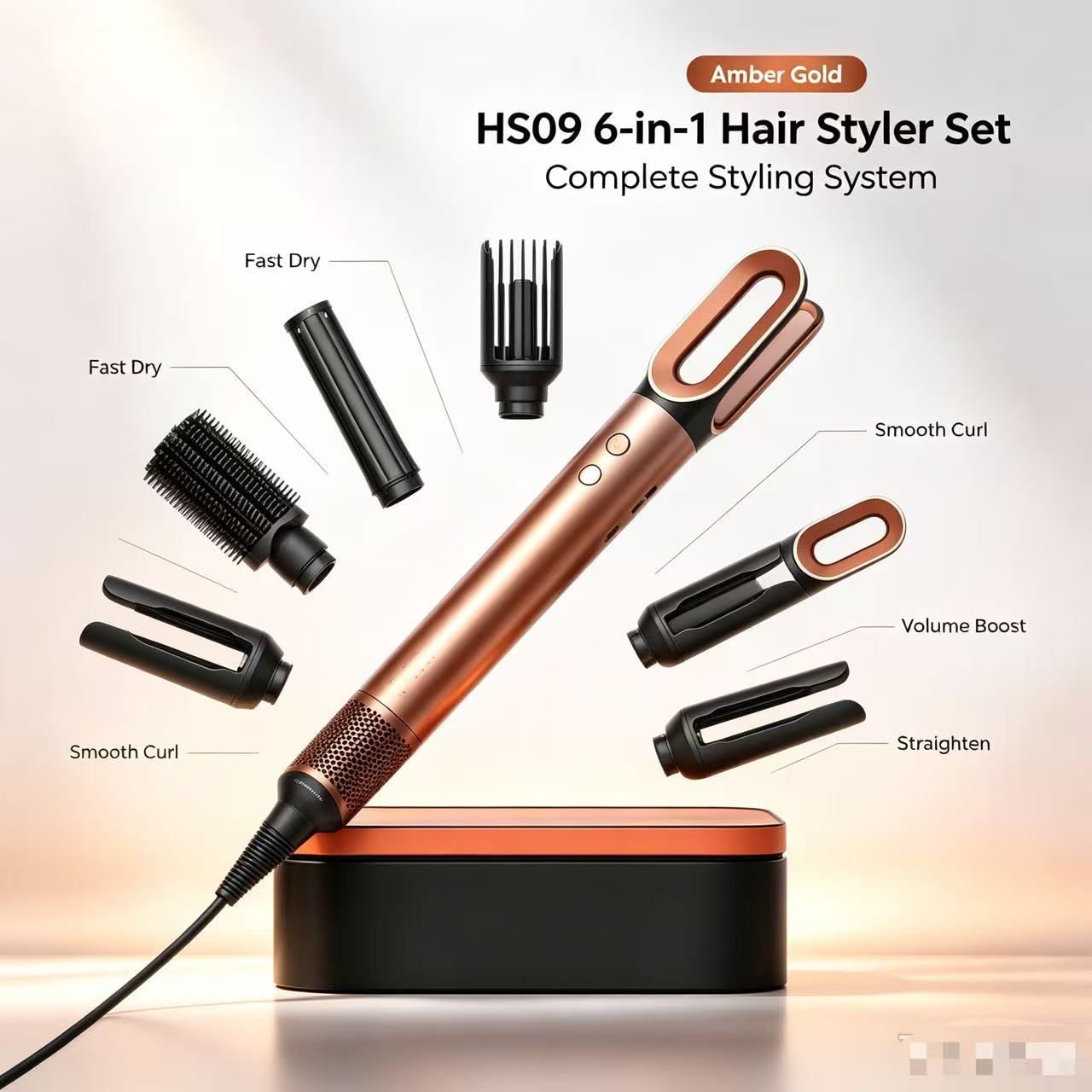 مجفف شعر احترافي متعدد الوظائف - مراجعة Foldable Travel Hair Dryer Brushless وسعره
