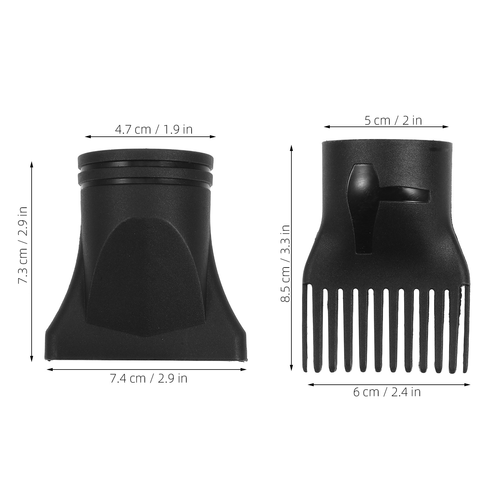 GETAJGHSD 2 قطعة مجفف الشعر ال - مراجعة Hair Dryer Diffuser Attachment Universal وسعره