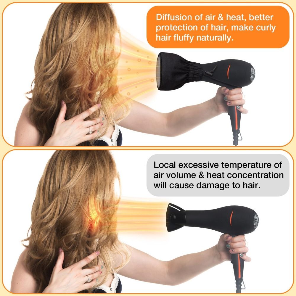 غطاء ناشر هواء ناعم لمجفف الشع - مراجعة Hair Dryer Diffuser Attachment Universal وسعره