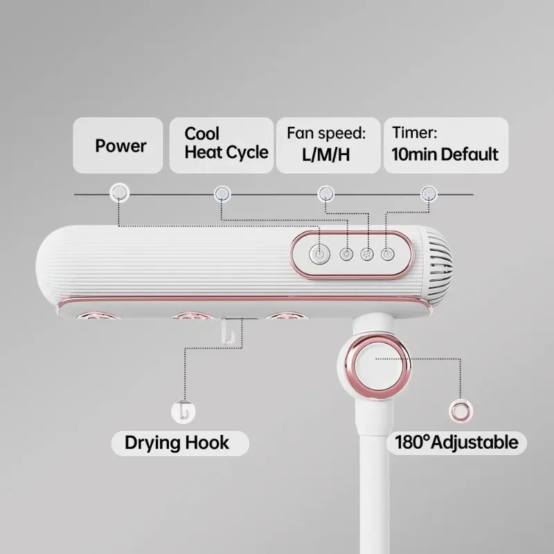 مناسب لمجفف الشعر العمودي بتقن - مراجعة Hair Dryer Stand Hands Free Floor وسعره