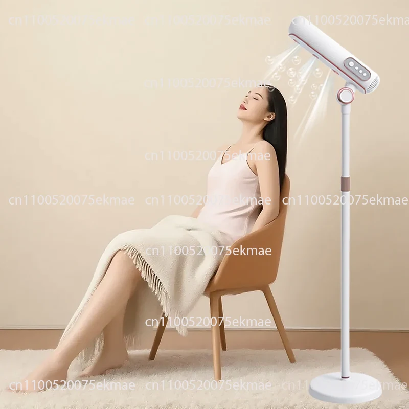 مجفف شعر احترافي عمودي عالي ال - مراجعة Hair Dryer Stand Hands Free Floor وسعره