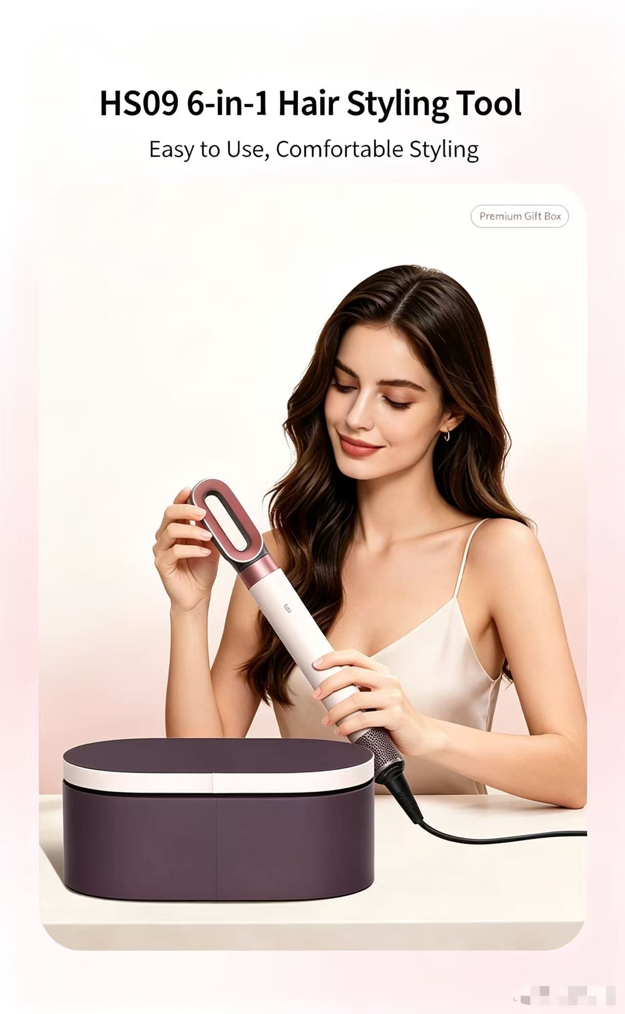 مجفف شعر احترافي متعدد الاستخد - مراجعة Foldable Travel Hair Dryer Brushless وسعره